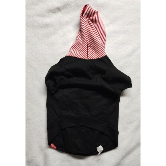 Rudolph The Red-Nosed Reindeer Dog Hoodie With Striped Hood Size L - Picture 3 of 8